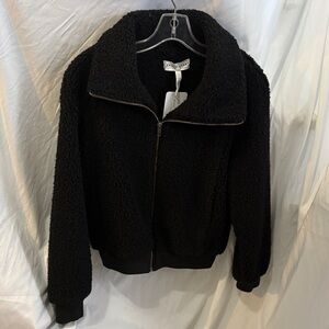 Apiece Apart Black Sherpa Jacket